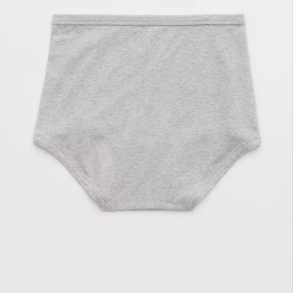 Aerie Superchill High Waisted Cotton Brief Underwear XL 5 x Black, 2 x Gray - Picture 5 of 11